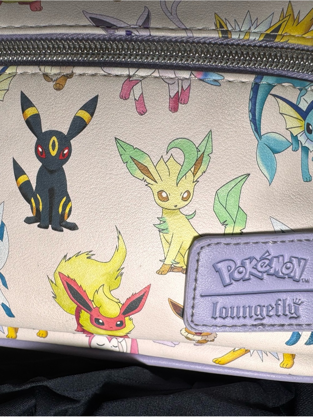 LOUNGEFLY POKEMON eevee evolutions EEVEELUTIONS water color MINI BACKPACK - Picture 11 of 16